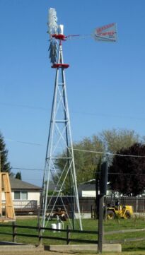10’ windmill and 33’ tower