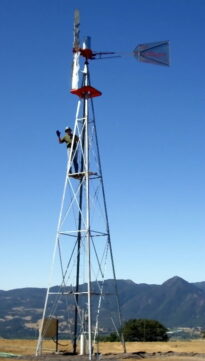 10’ Windmill and 33’ tower with Kevin