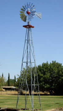 Six foot windmill on 27 foot tower