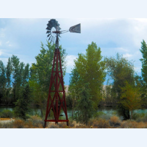 Aermotor Windmill on Wood Tower