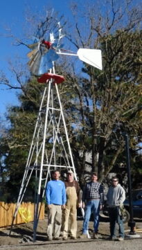 8 foot Windmill and 21 foot tower at Santa Rosa Museum