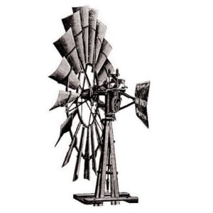 Aermotor Bell Hub Windmill catalog illustration