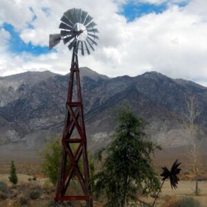 wood windmill tower