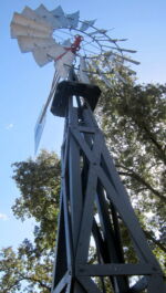 10 foot windmill with 6x6 legs & 2x6 braces