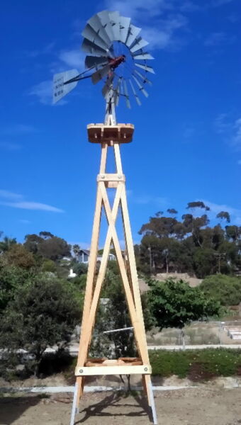 Chicago Windmill on Wood Tower