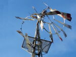 Windmill damaged in a wind storm