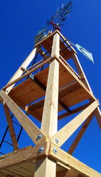 Windmill Tower with decks