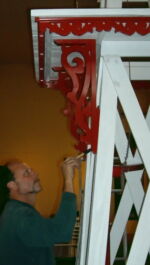 Decorative windmill tower work