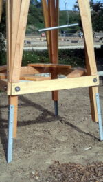 Steel anchor for windmill tower