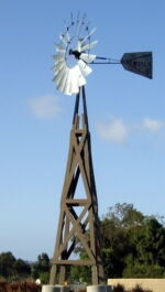Windmill on Wood Tower at Irvine Ranch