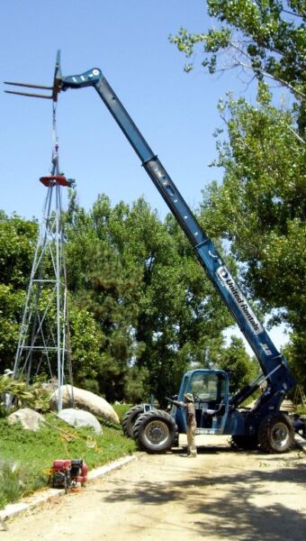 Old Chicago Windmill rebuilt