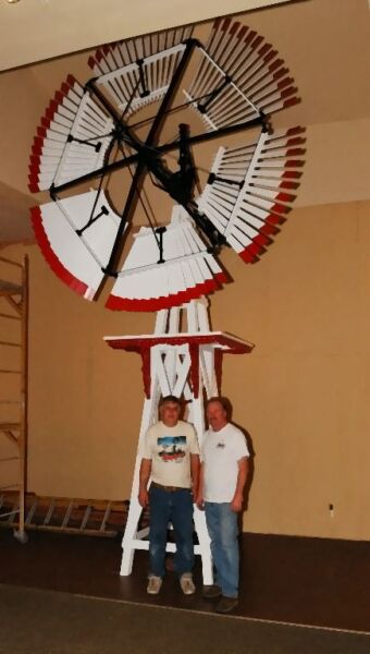 Old windmill modesto