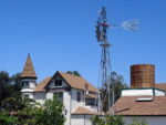 New windmill and redwood water tank