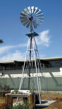 Six foot windmill on 21 foot tower