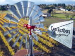 Windmill in storm