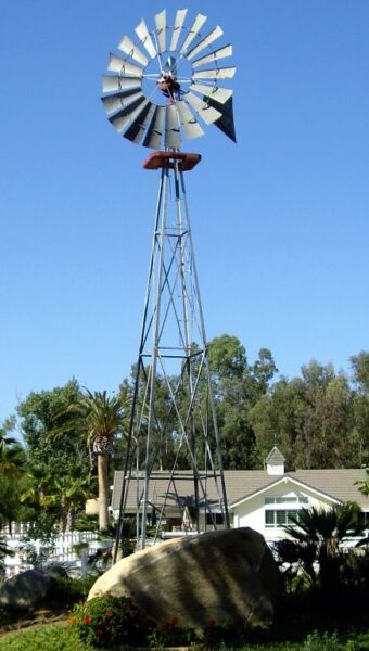 8’ Wheel on a 27’ Tower
