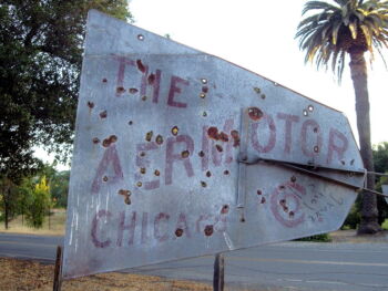 Aermotor windmill with old tail for sale