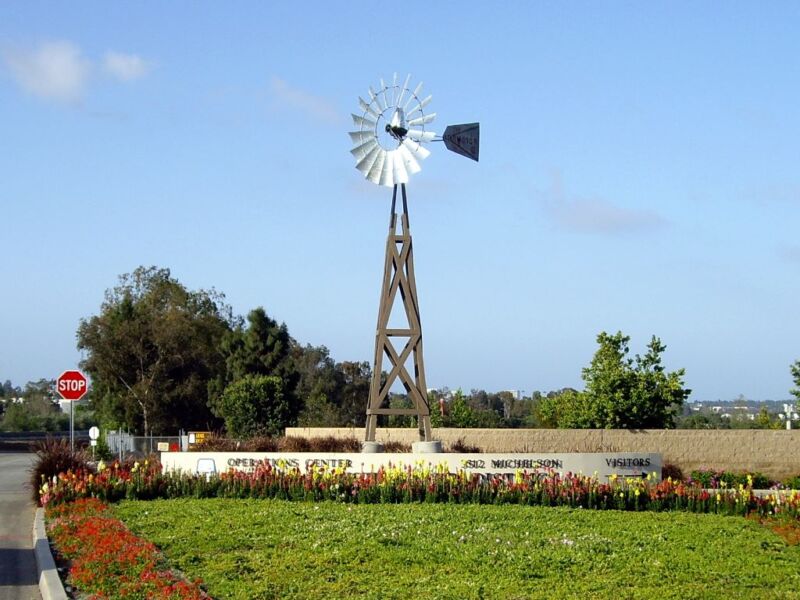 windmill at a irvine park