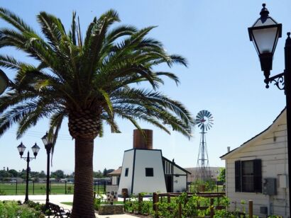 Windmill and water tank Anaheim CA