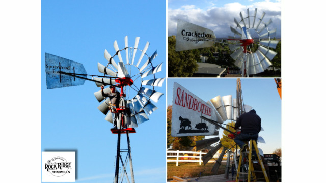 Windmill Tail Art by Rock Ridge Windmills