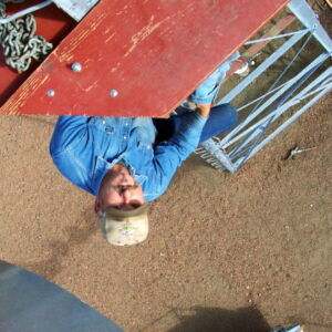 On top of a windmill