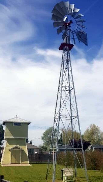 Real Windmill and water tank