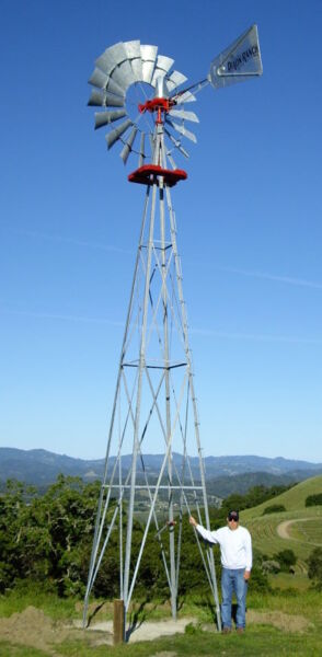 Windmill for pumping water