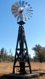 Big Windmill on Wood Tower