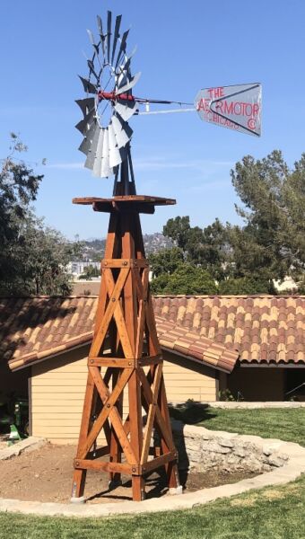 Wood Windmill Tower