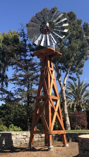 Wood Windmill Tower