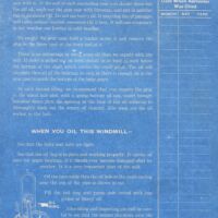 Windmill Oil Change Instructions